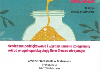 Gora grosza - dyplom