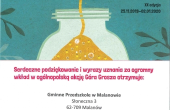 Gora grosza - dyplom