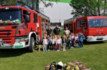 Wspolne zdjecie ze strazakami OSP Malanow