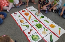 zabawa dydaktyczna Jakim jestem owocem.. warzywem
