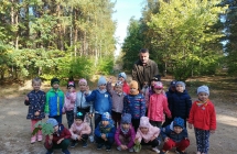 Przedszkolaki z p. lesniczym