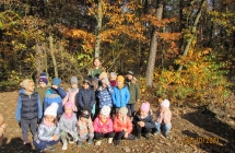 Dzieci z gr. V z przewodniczka