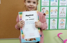 Uczestniczka  konkursu z gr. X z dyplomem.