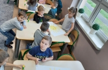 Wykonanie grupowych prac plastycznych