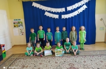 Gr. III z nagroda i dyplomem po przedszkolnym Przegladzie Tanca Grupowego