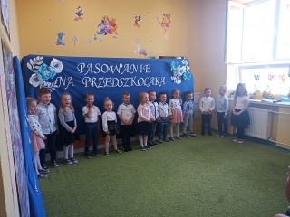 Pasowanie na Przedszkolaka - grupa IX 