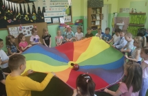 Zabawy z chusta animacyjna