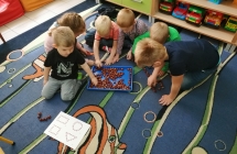 Ukladanie wzorow z kasztanow