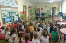 Policjanci w przedszkolu