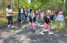 Dzieci podczas akcji SprzataMY