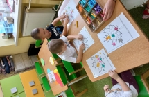 Liscie - praca plastyczna gr IX 