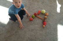 ukladamy literki z warzyw gr.4