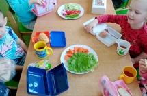 Warzywne przekaski - grupa IX