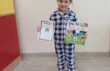 Marcelinka z gr. I z dyplomem i nagroda.