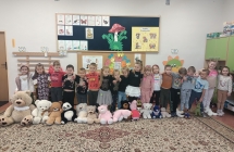 Od najwiekszego do najmniejszego - zabawa z misiami w gr. VII