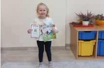 Lenka z gr. I z dyplomem i nagroda. 