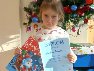 Marcelinka z dyplomem i nagroda