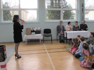 P. Dyrektor wita gosci.