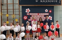 Dzieci z Oddzialum przy Szkole Podtawowej w Milaczewie z p. wojtem