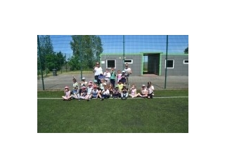 Dzieci z gr. VII na Olimpiadzie sportowej Przedszkolakow