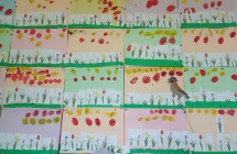 Papierowe wydzieranki”- tworzymy kreatywne prace plastyczne. gr. IV