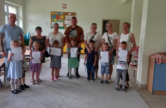 zajecia otwarte gr. V - pamiatkowe zdjecie