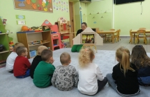 Wizyta pani bibliotekarki