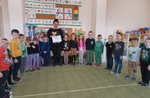 Maly mis w swiecie wielkiej literatury realizacji programu - spotkanie z mama