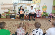 Dzien Adasia - z mama i tata w przedszkolu