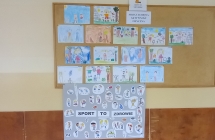 nasze prace Moja ulubiona aktywnosc fizyczna oraz plakat Sport to zdrowie