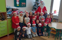 pamiatkowe zdjecie z Mikolajem