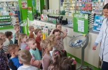 Powitanie przewz pania farmaceutke