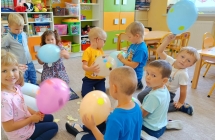 Balony w kropeczki - grupa X