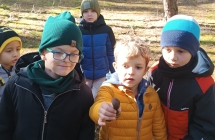 Dzieci znalazly grzyby