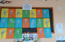 Necio robot wykonany przez dzieci z grupy IX