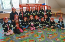 dzieci z grupy V w sali ognik