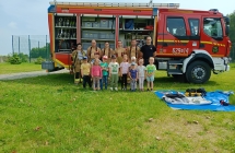 Wspolna fotografia z druchami OSP Malanow - grupa X