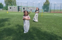 Zabawy ruchowe z workami do skakania Grupa IV