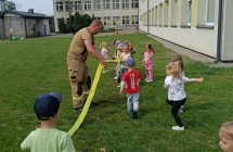 Rozciaganie weza strazackiego