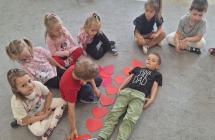 Zajecia dydaktyczne- odmierzanie dlugosci ciala za pomoca serc