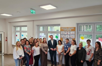 WKO dr Igor Bykowkski i gronem pedagogicznym