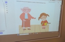 Ilustracja do czytanej bajki.