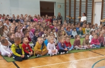 Przedszkolaki podczas audycji.