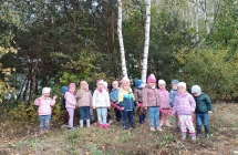 Dzieci z grupy I w lesie