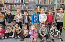Pierwsza wizyta Sowek w bibliotece Publicznej w Malanowie