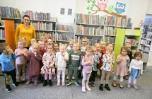 Wspolna fotografia z pania bibliotekarka