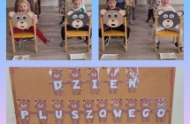 Misiowa konkurencja w grupie Sowek - nawijanie sznurka na rolke po papierze