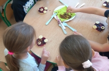 Kanapeczki w ksztalcie misia