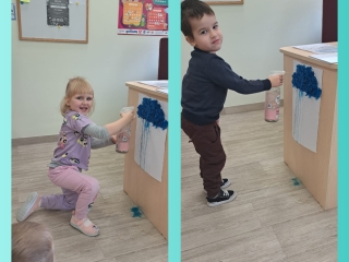 Eksperyment zwiazany z chmurka stworzona z bibuly