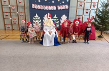 Wspolna fotografia z Mikolajem grupa X